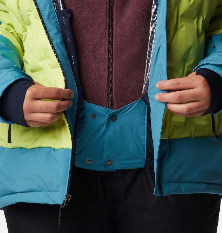 Women's Wild Card Down Jacket - Plus Size, Color: Voltage, Canyon Blue, image 13