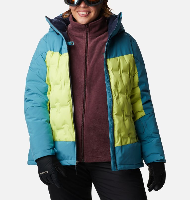 Women's Wild Card Down Jacket - Plus Size, Color: Voltage, Canyon Blue, image 14