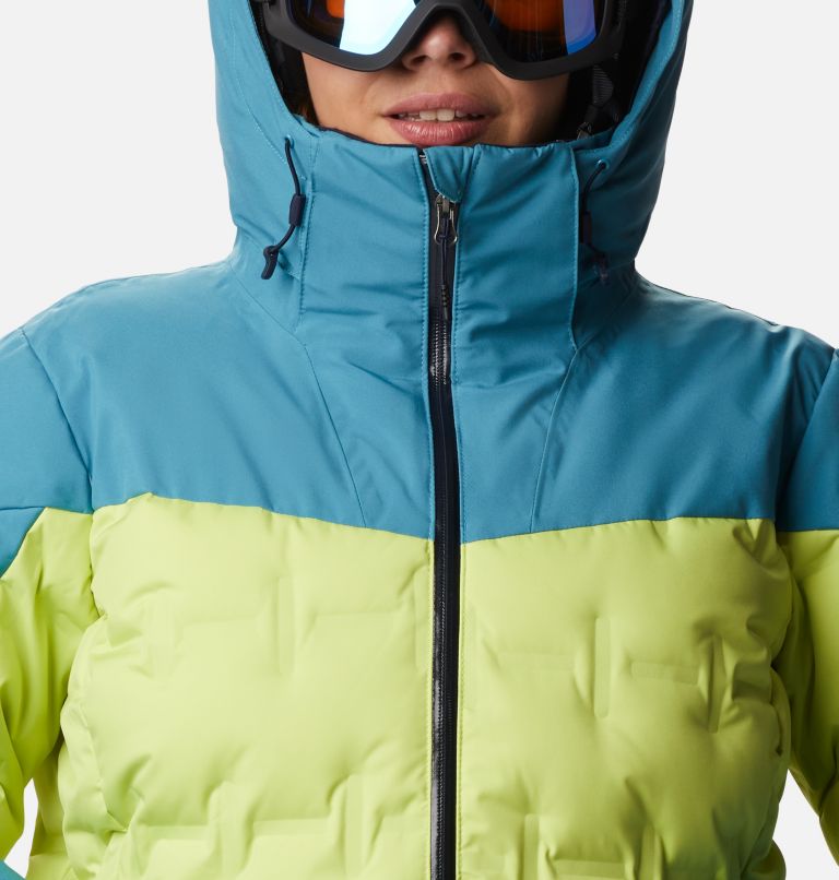 Women's Wild Card Down Jacket - Plus Size, Color: Voltage, Canyon Blue, image 4