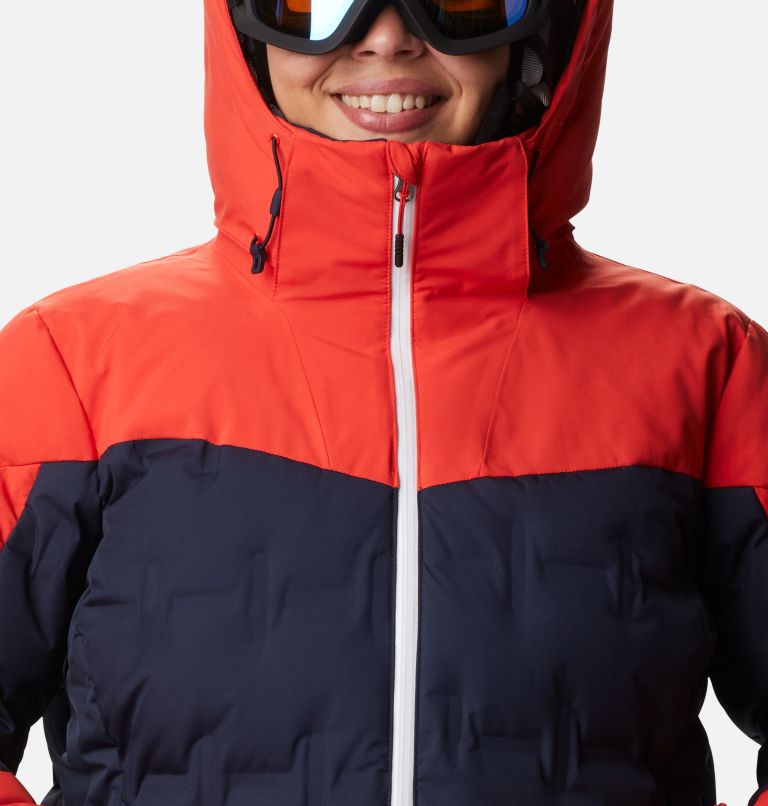 Wild Card Down Jkt | 472 | 3X, Color: Dark Nocturnal, Bold Orange, image 4