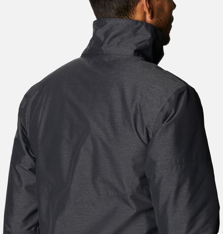 Men's Last Tracks Insulated Ski Jacket, Color: Black Melange, image 9