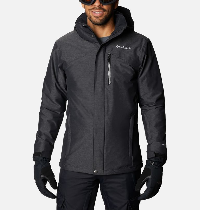 Men's Last Tracks Insulated Ski Jacket, Color: Black Melange, image 1
