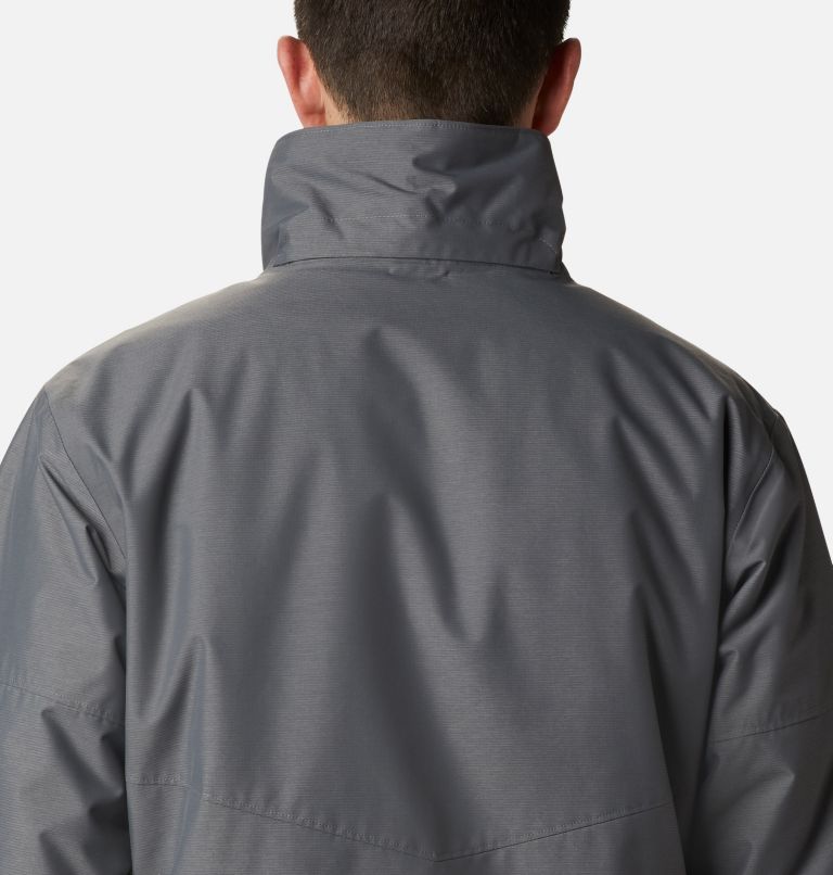 Thumbnail: Men's Last Tracks Insulated Ski Jacket, Color: City Grey Melange, image 10
