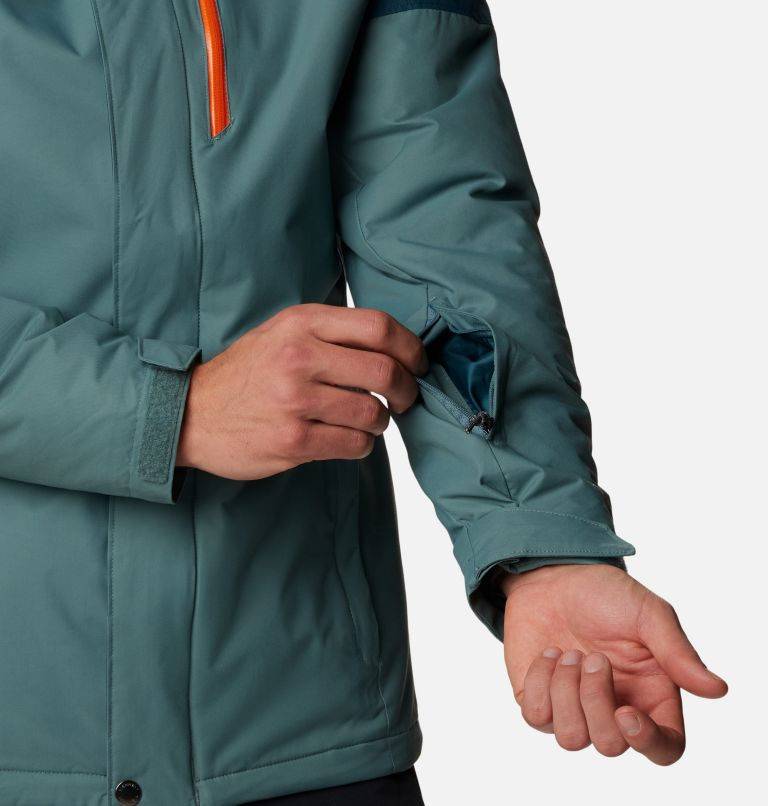 Men's Last Tracks Insulated Ski Jacket, Color: Metal, Night Wave, image 8