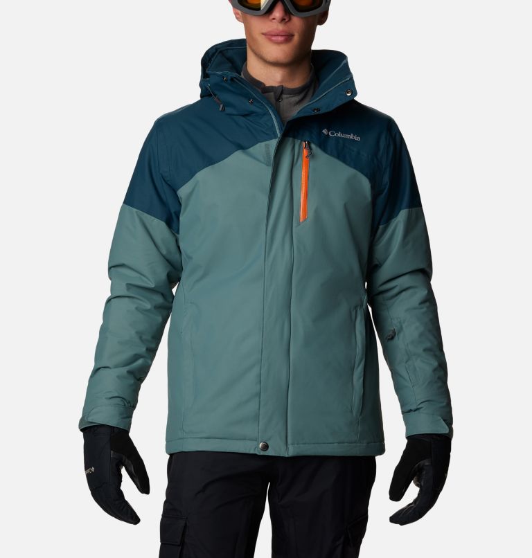 Men's Last Tracks Insulated Ski Jacket, Color: Metal, Night Wave, image 1