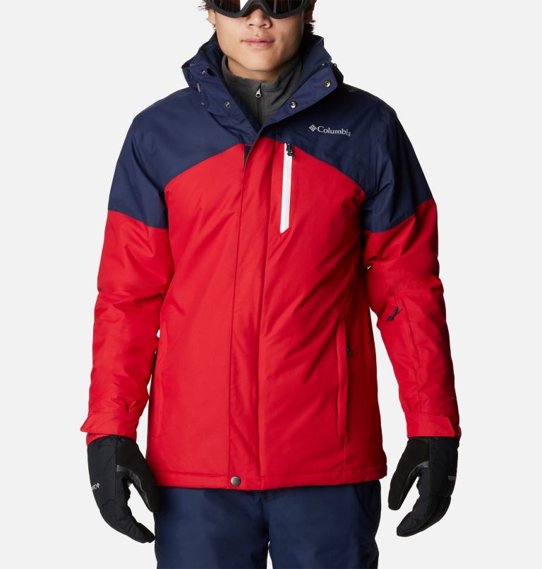 Thumbnail: Veste de ski Last Tracks homme, Color: Mountain Red, Collegiate Navy, image 1
