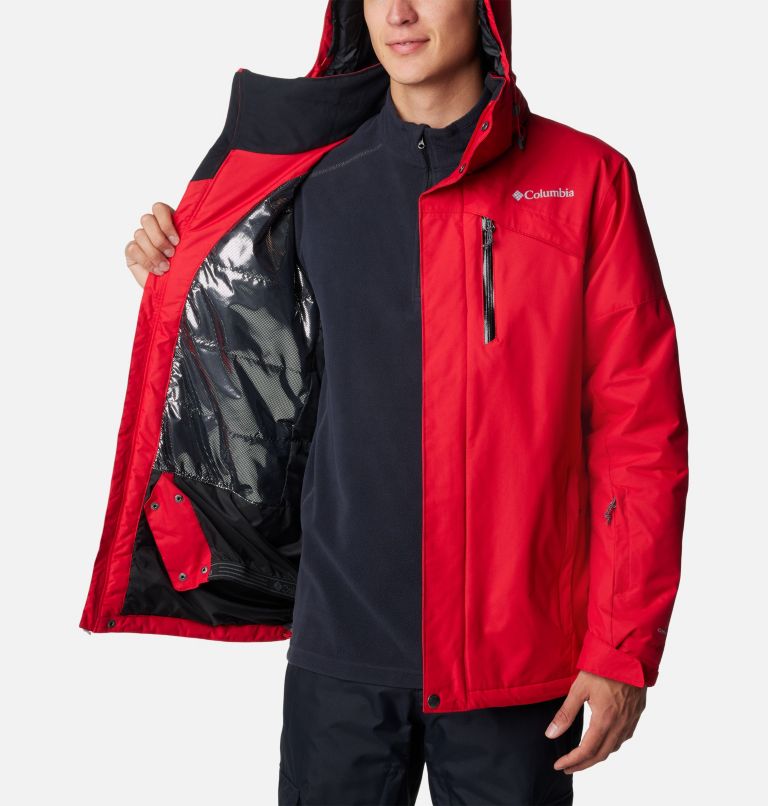 Thumbnail: Men's Last Tracks Ski Jacket, Color: Mountain Red, image 5