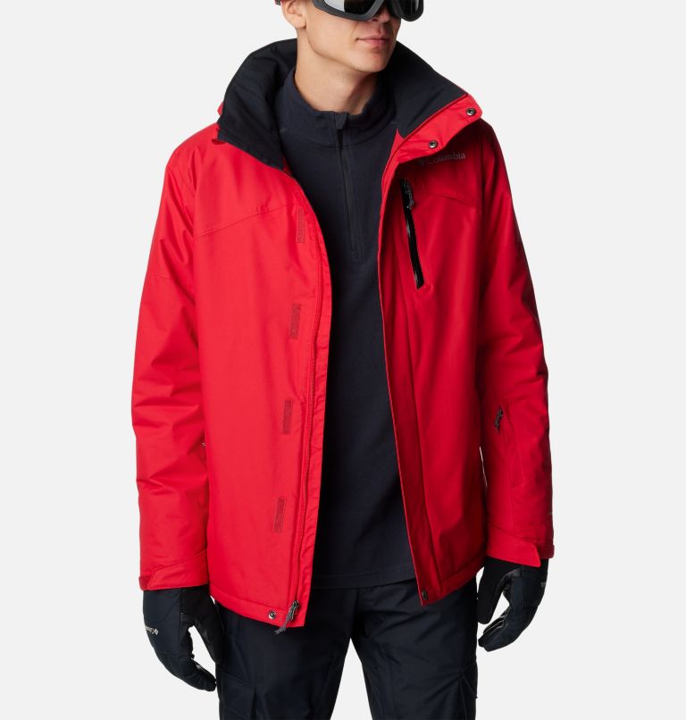 Thumbnail: Men's Last Tracks Ski Jacket, Color: Mountain Red, image 10