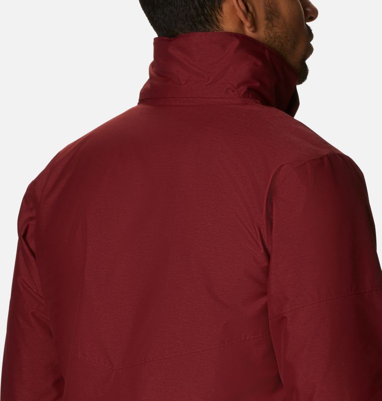 Thumbnail: Men's Last Tracks Insulated Ski Jacket, Color: Red Jasper Melange, image 7