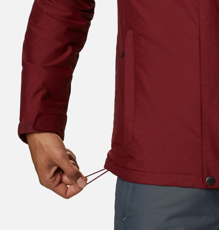 Thumbnail: Men's Last Tracks Insulated Ski Jacket, Color: Red Jasper Melange, image 9