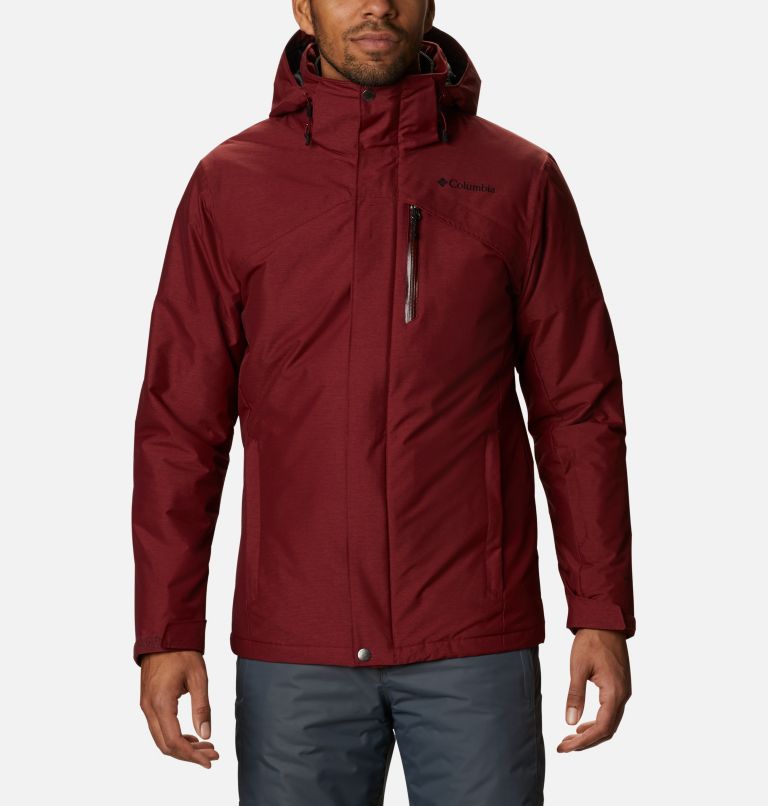 Thumbnail: Men's Last Tracks Insulated Ski Jacket, Color: Red Jasper Melange, image 1