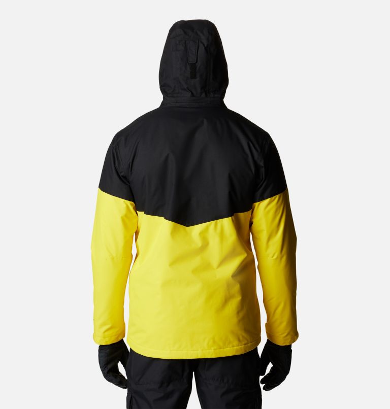 Thumbnail: Men's Last Tracks Insulated Ski Jacket, Color: Laser Lemon, Black, image 2