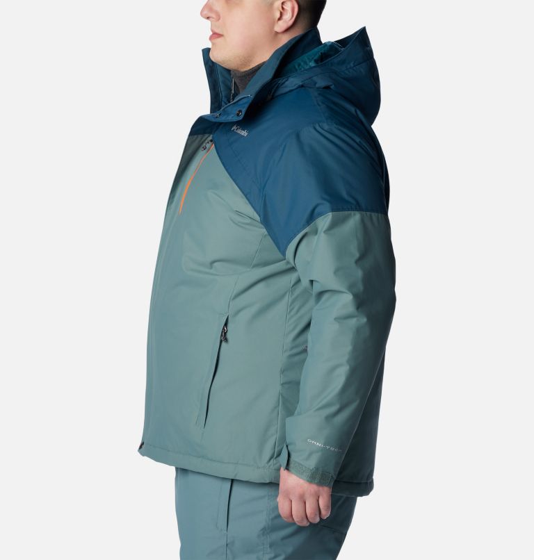 Thumbnail: Men's Last Tracks Insulated Ski Jacket - Big, Color: Metal, Night Wave, image 3