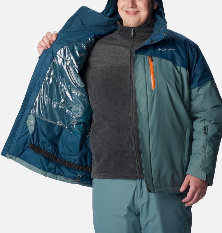 Men's Last Tracks Insulated Ski Jacket - Big, Color: Metal, Night Wave, image 5