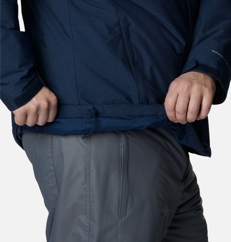 Thumbnail: Men's Last Tracks Insulated Ski Jacket - Big, Color: Collegiate Navy Melange, image 12
