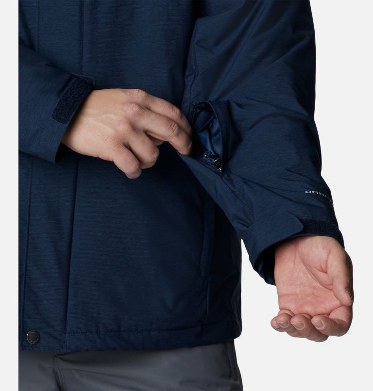 Thumbnail: Men's Last Tracks Insulated Ski Jacket - Big, Color: Collegiate Navy Melange, image 11