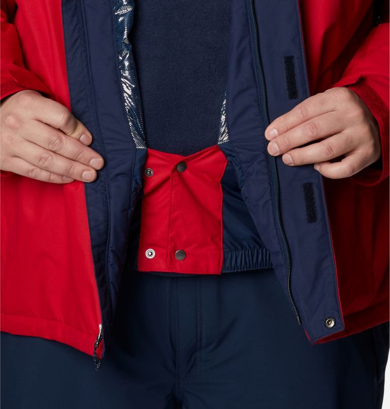 Thumbnail: Veste de ski Last Tracks homme - Grandes tailles, Color: Mountain Red, Collegiate Navy, image 9