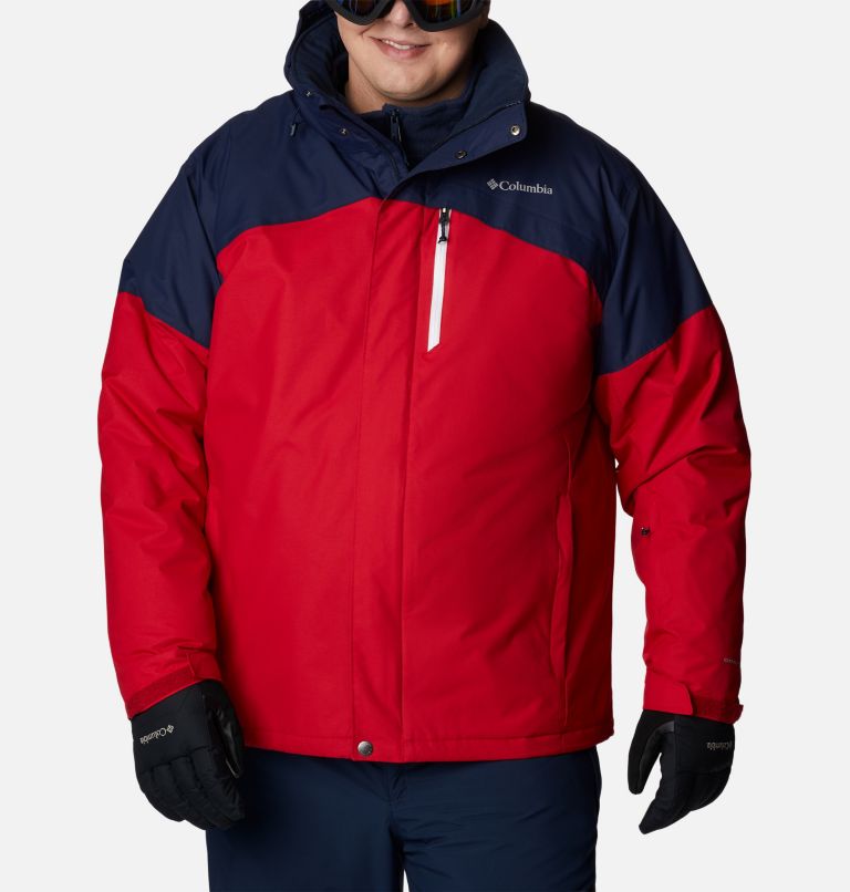 Veste de ski Last Tracks homme - Grandes tailles, Color: Mountain Red, Collegiate Navy, image 1