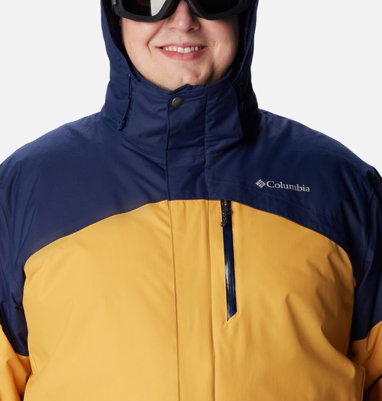 Veste de ski Last Tracks homme - Grandes tailles, Color: Raw Honey, Collegiate Navy, image 4
