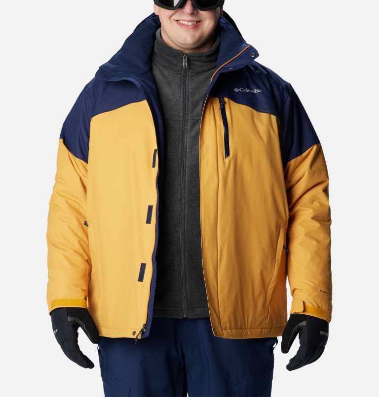 Veste de ski Last Tracks homme - Grandes tailles, Color: Raw Honey, Collegiate Navy, image 10