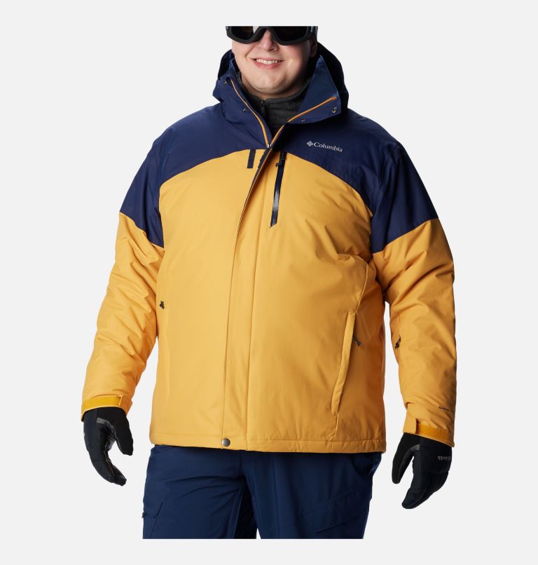 Veste de ski Last Tracks homme - Grandes tailles, Color: Raw Honey, Collegiate Navy, image 1