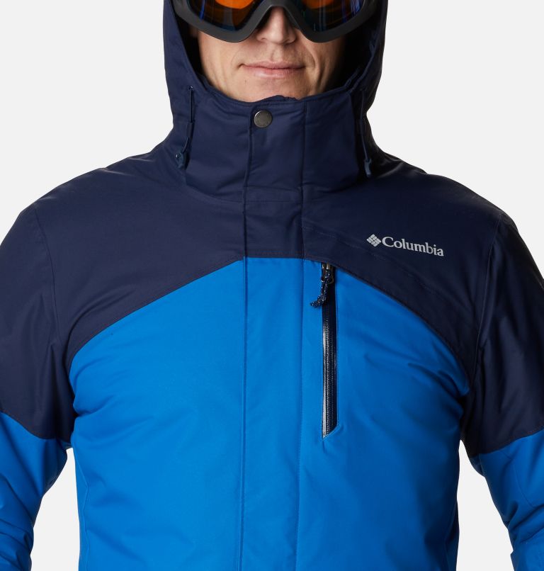 Men's Last Tracks Insulated Ski Jacket - Tall, Color: Bright Indigo, Collegiate Navy
