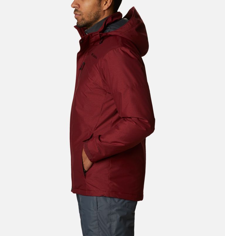 Men's Last Tracks Insulated Ski Jacket - Tall, Color: Red Jasper Melange, image 3