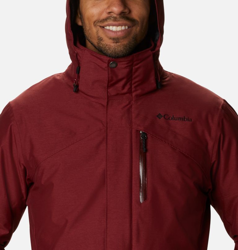 Men's Last Tracks Insulated Ski Jacket - Tall, Color: Red Jasper Melange, image 4