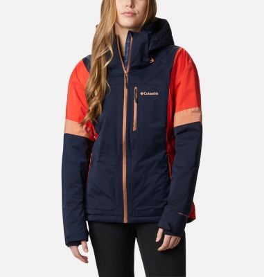 Giacca da sci imbottita Snow Diva&trade; da donna Snow Diva&trade; Insulated Jacket | 010 | XS, Dark Nocturnal, Bold Orange, Nova Pink, front