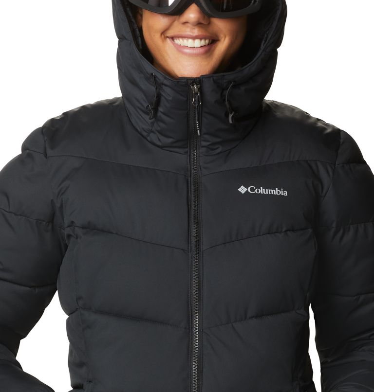 Thumbnail: Women's Abbott Peak Insulated Waterproof Ski Jacket, Color: Black, image 4
