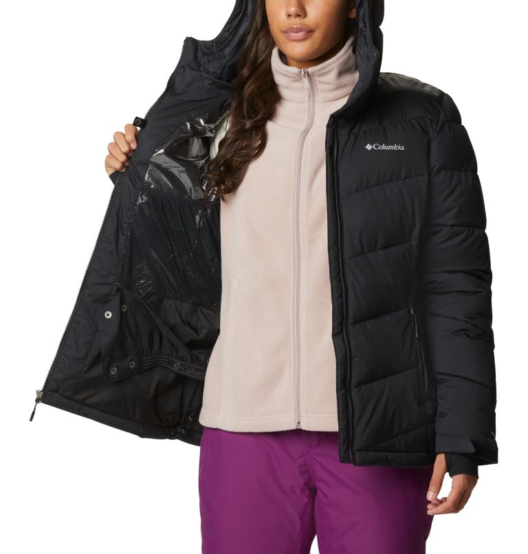 Thumbnail: Women's Abbott Peak Insulated Waterproof Ski Jacket, Color: Black, image 5