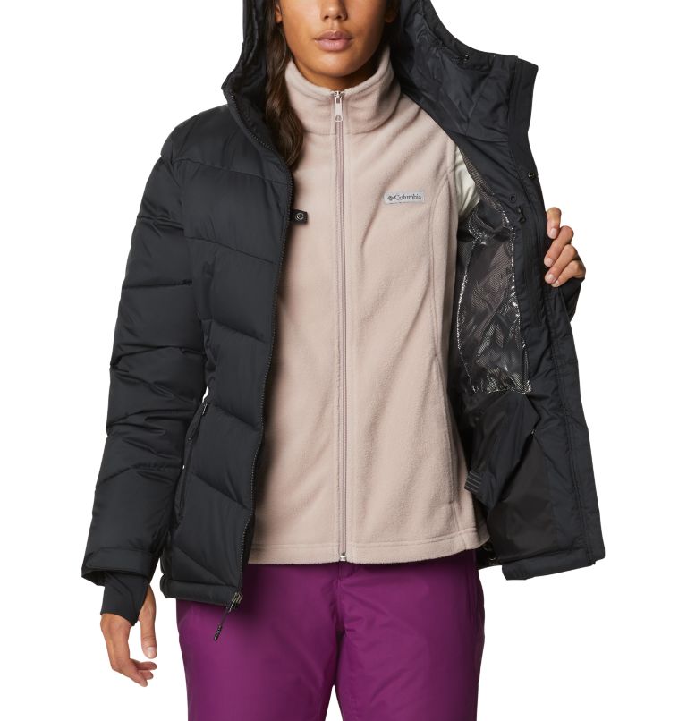 Women's Abbott Peak Insulated Waterproof Ski Jacket, Color: Black, image 6