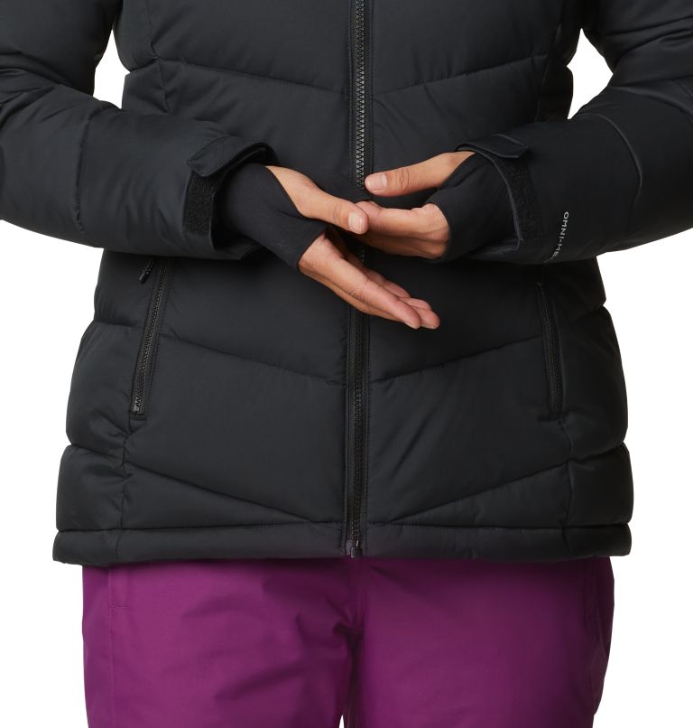 Thumbnail: Women's Abbott Peak Insulated Waterproof Ski Jacket, Color: Black, image 8