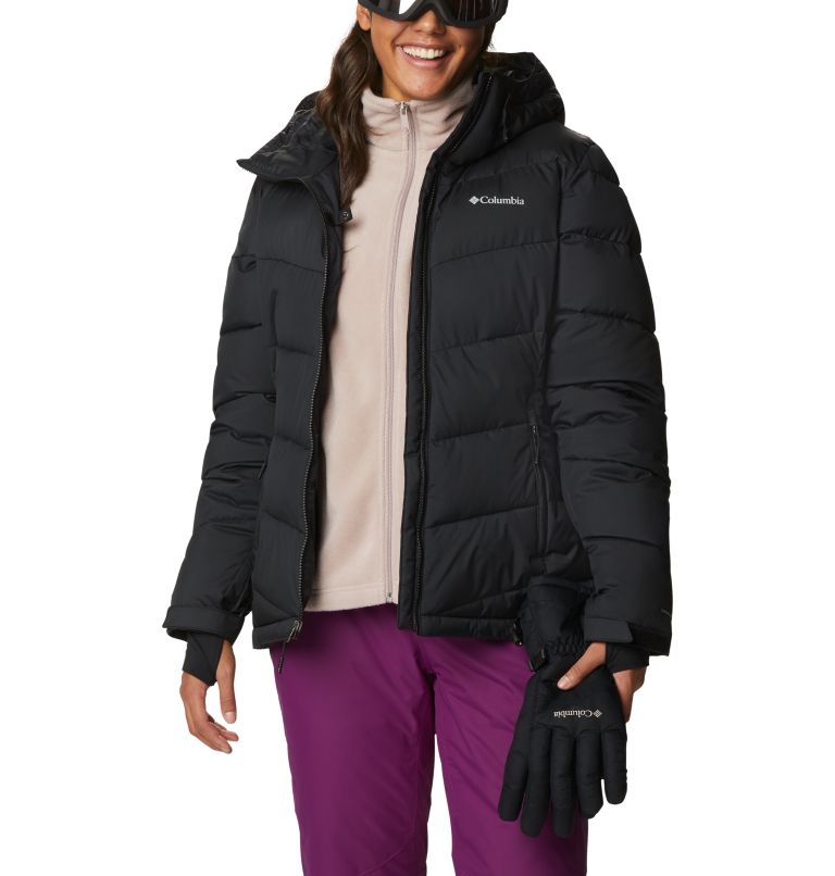 Thumbnail: Women's Abbott Peak Insulated Waterproof Ski Jacket, Color: Black, image 10