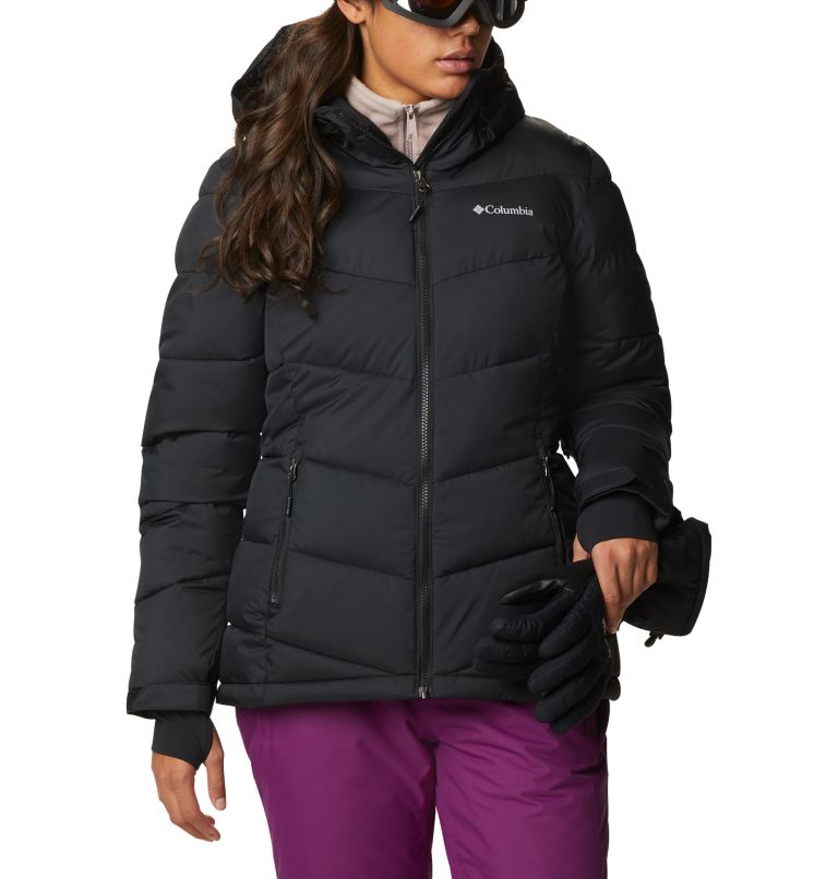 Thumbnail: Women's Abbott Peak Insulated Waterproof Ski Jacket, Color: Black, image 1