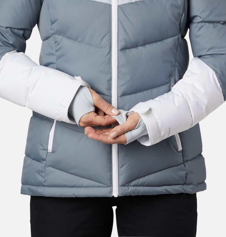 Abbott Peak Insulated Jacket | 021 | M, Color: Grey Ash, White, Cirrus Grey, image 4