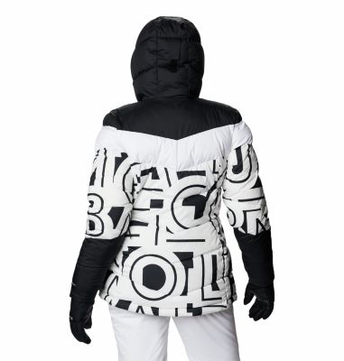 Giacca da sci imbottita Abbott Peak da donna Abbott Peak&trade; Insulated Jacket | 021 | M, White Typo Print, Black, back