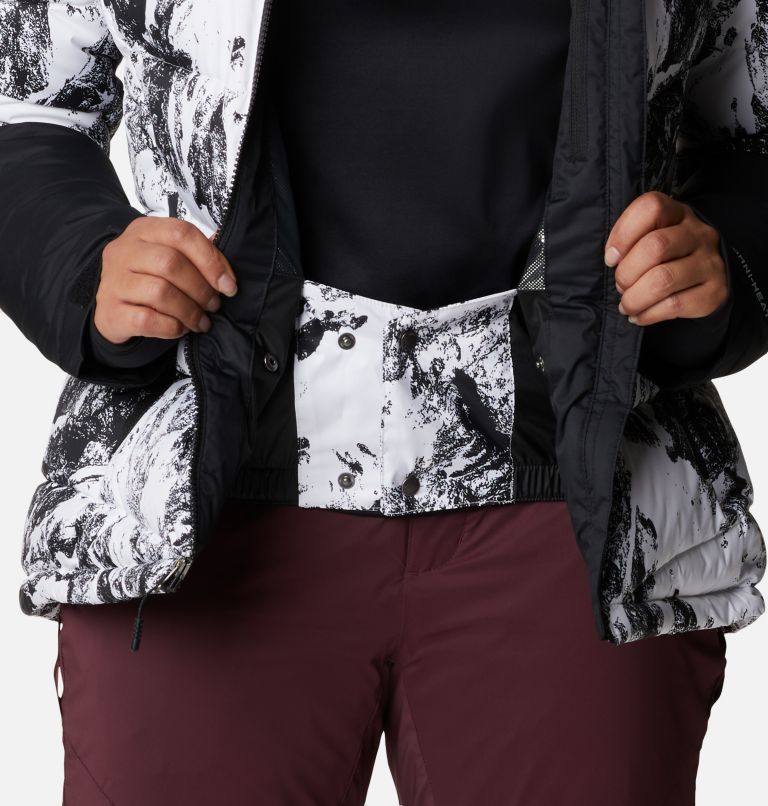Abbott Peak Insulated Jacket | 102 | L, Color: White Berg Print, Black, White, image 9