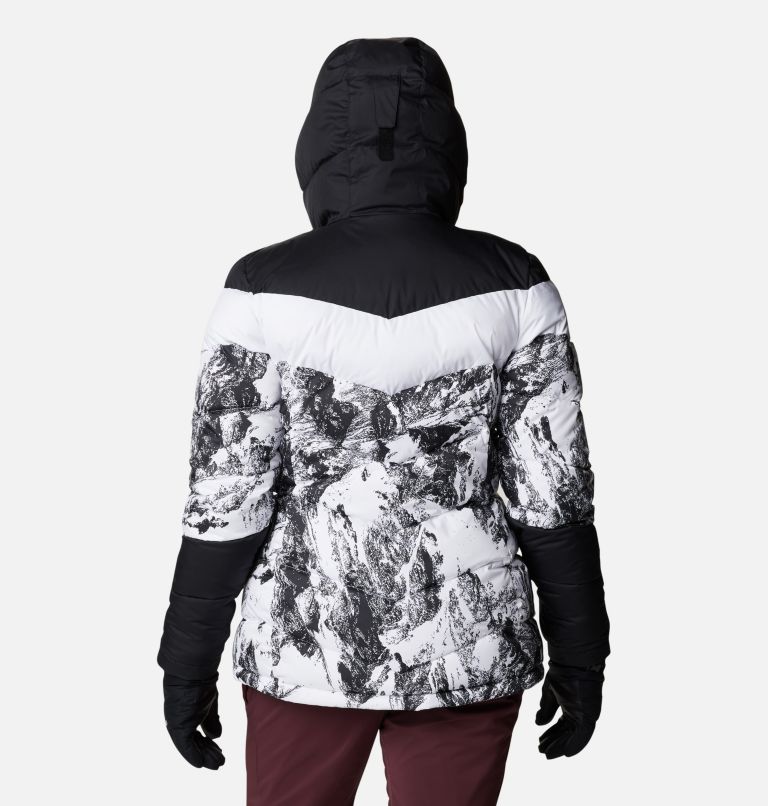 Abbott Peak Insulated Jacket | 102 | L, Color: White Berg Print, Black, White, image 2