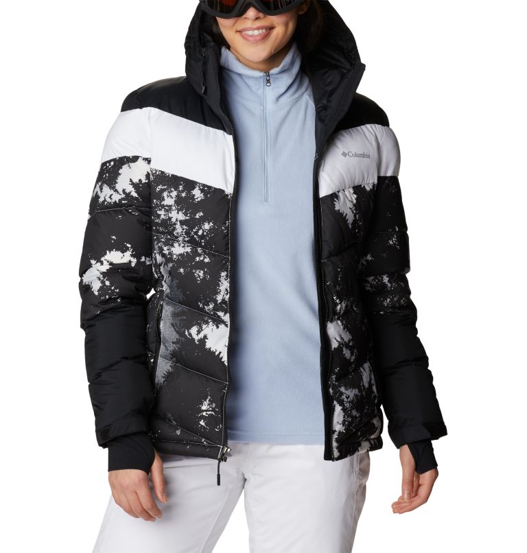 Thumbnail: Abbott Peak Insulated Jacket | 105 | M, Color: White Lookup Print, Black, White, image 14