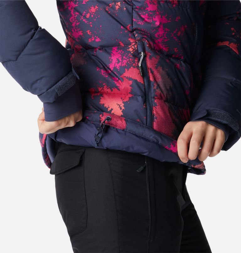 Thumbnail: Women's Abbott Peak Insulated Ski Jacket, Color: Nocturnal Lookup, Nocturnal, Neon Sun, image 12