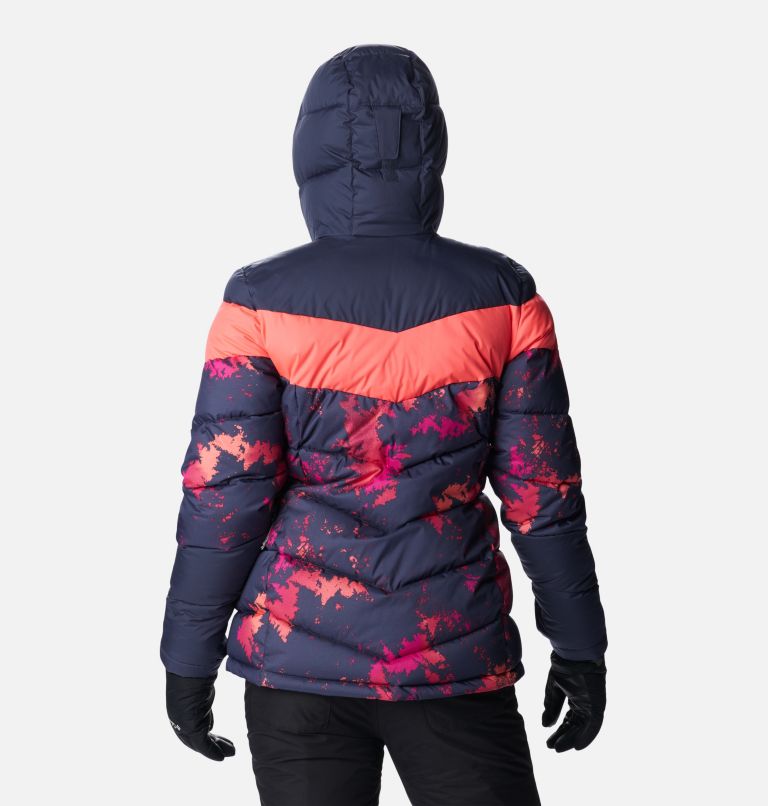Thumbnail: Women's Abbott Peak Insulated Ski Jacket, Color: Nocturnal Lookup, Nocturnal, Neon Sun, image 3