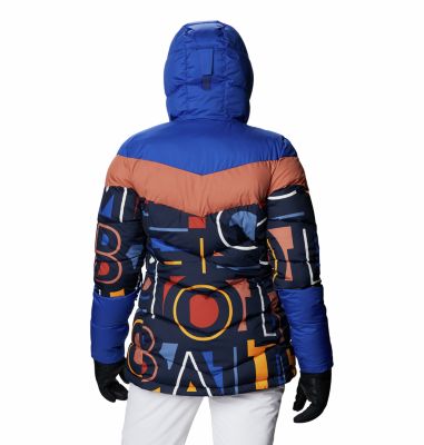 Giacca da sci imbottita Abbott Peak da donna Abbott Peak&trade; Insulated Jacket | 021 | M, Dk Noctrnl Multi Typo Print, Lapis Blue, back