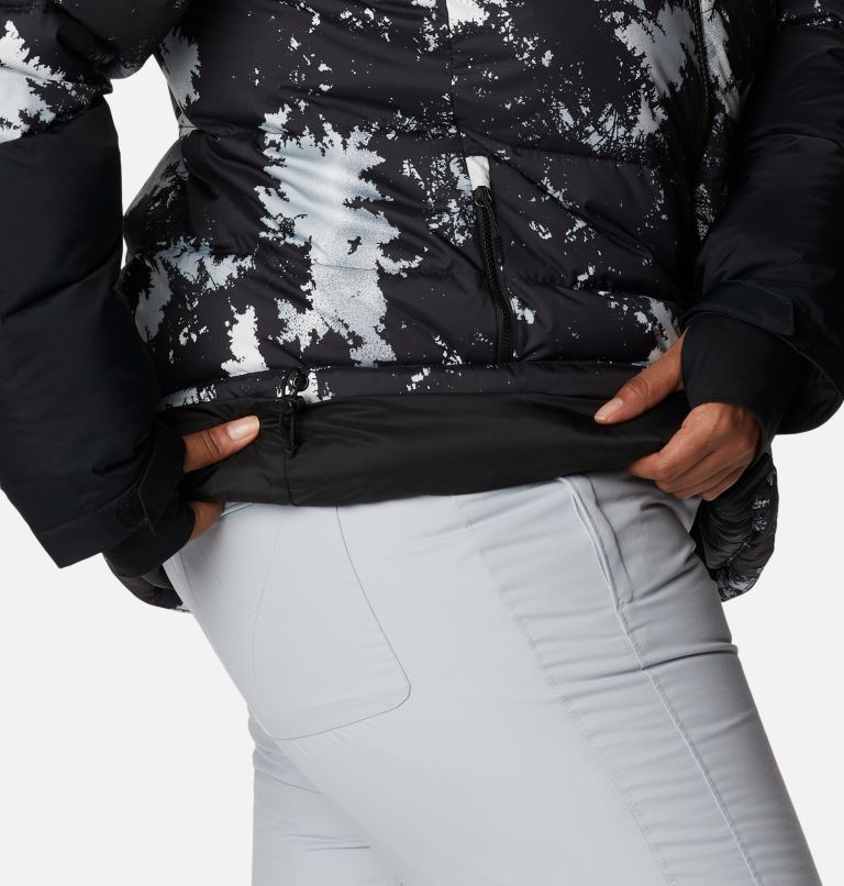 Thumbnail: Women's Abbott Peak Insulated Jacket - Plus Size, Color: White Lookup Print, Black, White, image 7