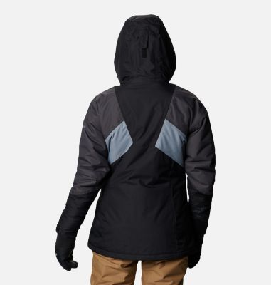 Women's Alpine Diva&trade; Insulated Ski Jacket Alpine Diva&trade; Insulated Jacket | 472 | XL, Black, Shark, Grey Ash, back