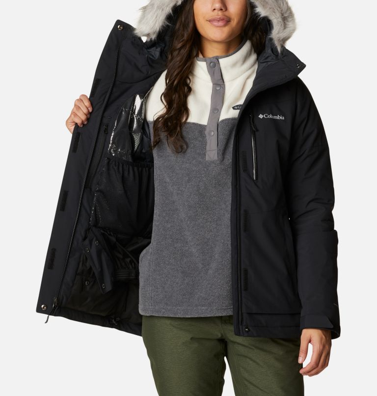Manteau isolé Ava Alpine pour femme, Color: Black, image 5