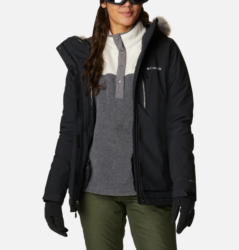 Thumbnail: Women's Ava Alpine Waterproof Ski Jacket, Color: Black, image 9