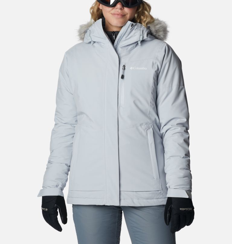 Thumbnail: Veste de Ski Imperméable Ava Alpine femme, Color: Cirrus Grey, image 1