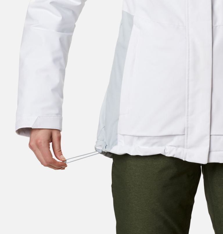 Ava Alpine Insulated Jacket | 100 | XL, Color: White, Cirrus Grey, image 7