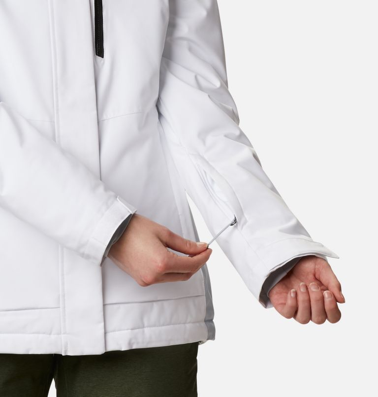 Columbia white ski clearance jacket